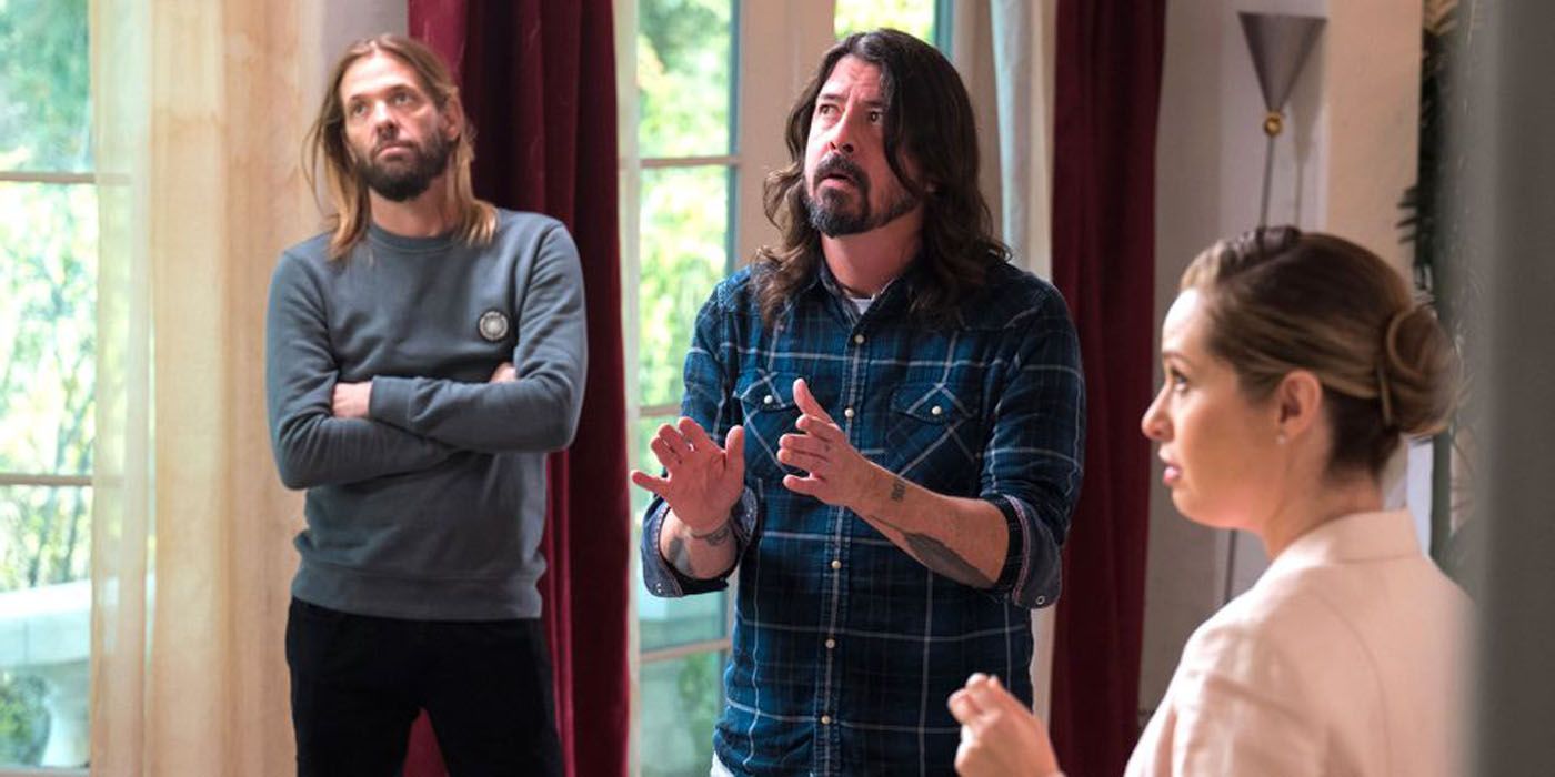Dave Grohl talking about the haunted mansion.