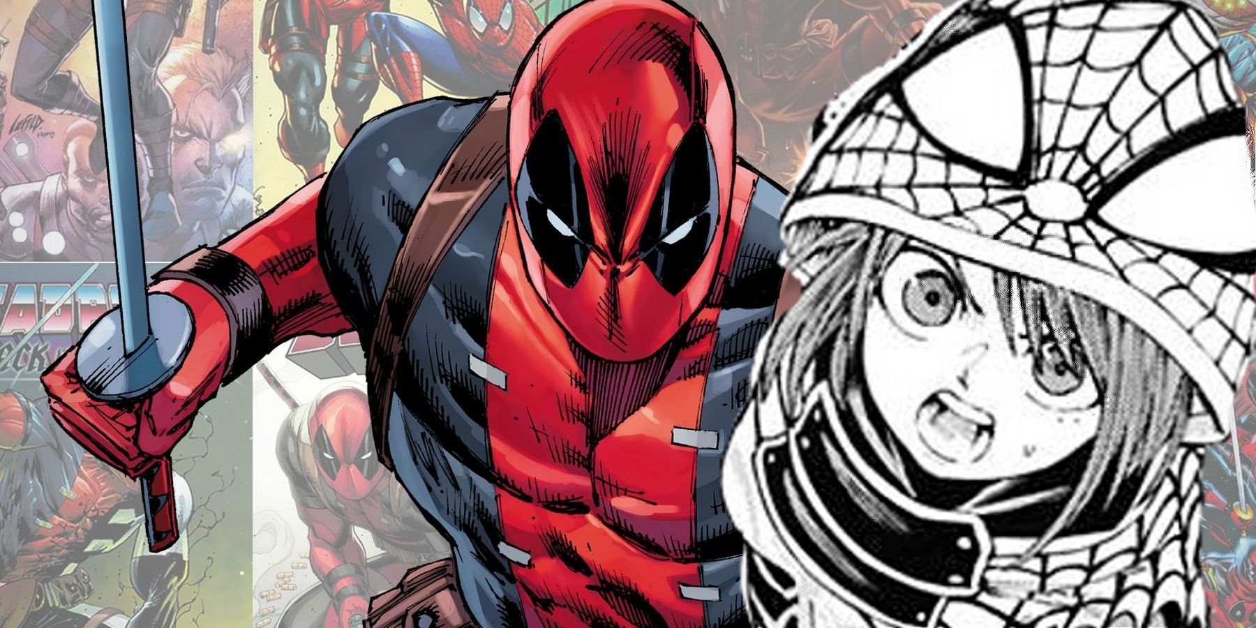 Spider-Man, Deadpool and Konosuba Girls