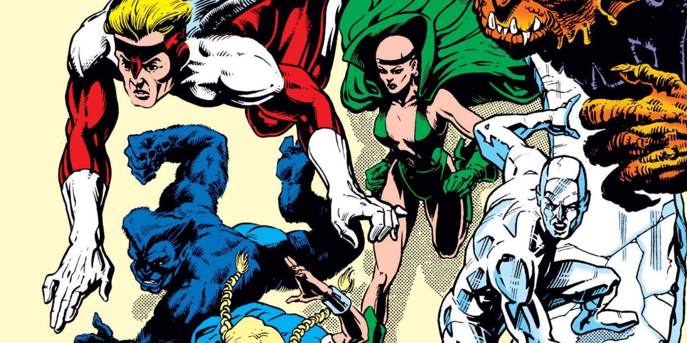Defenders Marvel Beast Iceman Angel