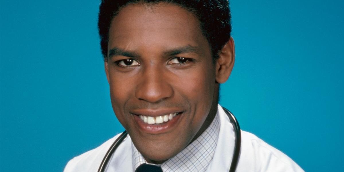 Denzel Washington in a doctor's uniform in a promo for St Elsewhere