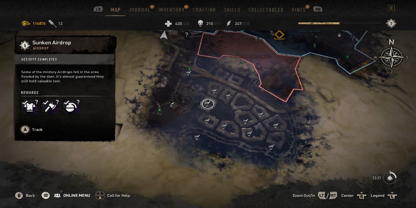 Dying Light 2 Where to Find Sunken Airdrops (Max Level Gear)