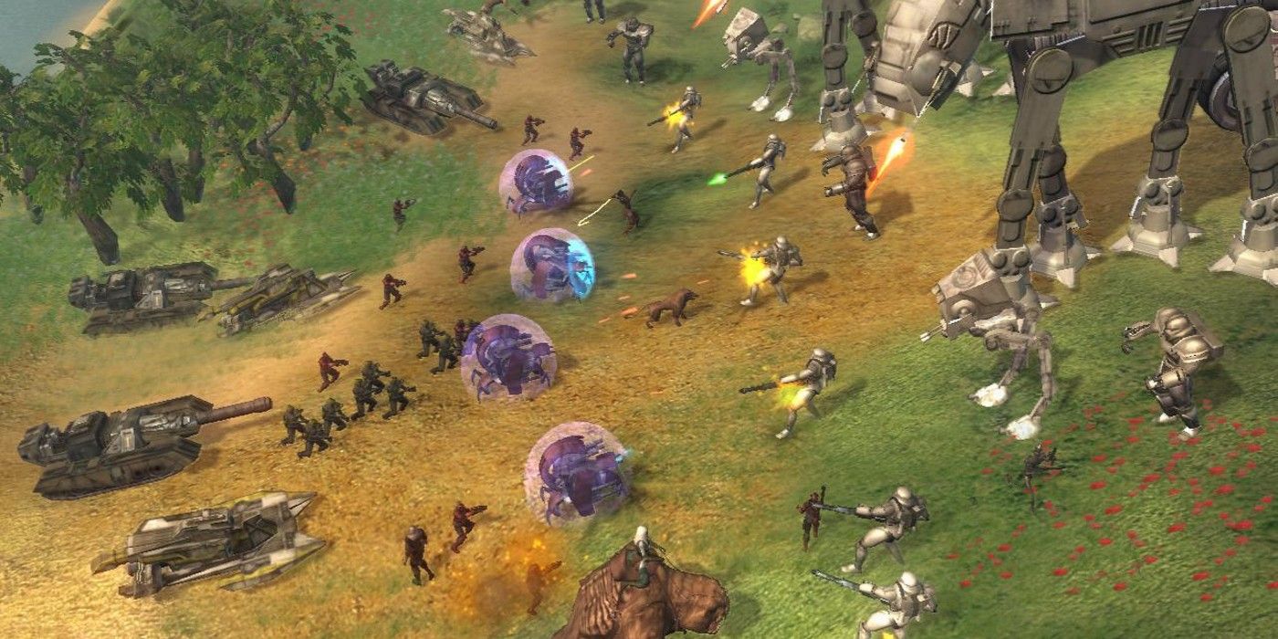Gameplay of fighting forces in Star Wars: Empire At War