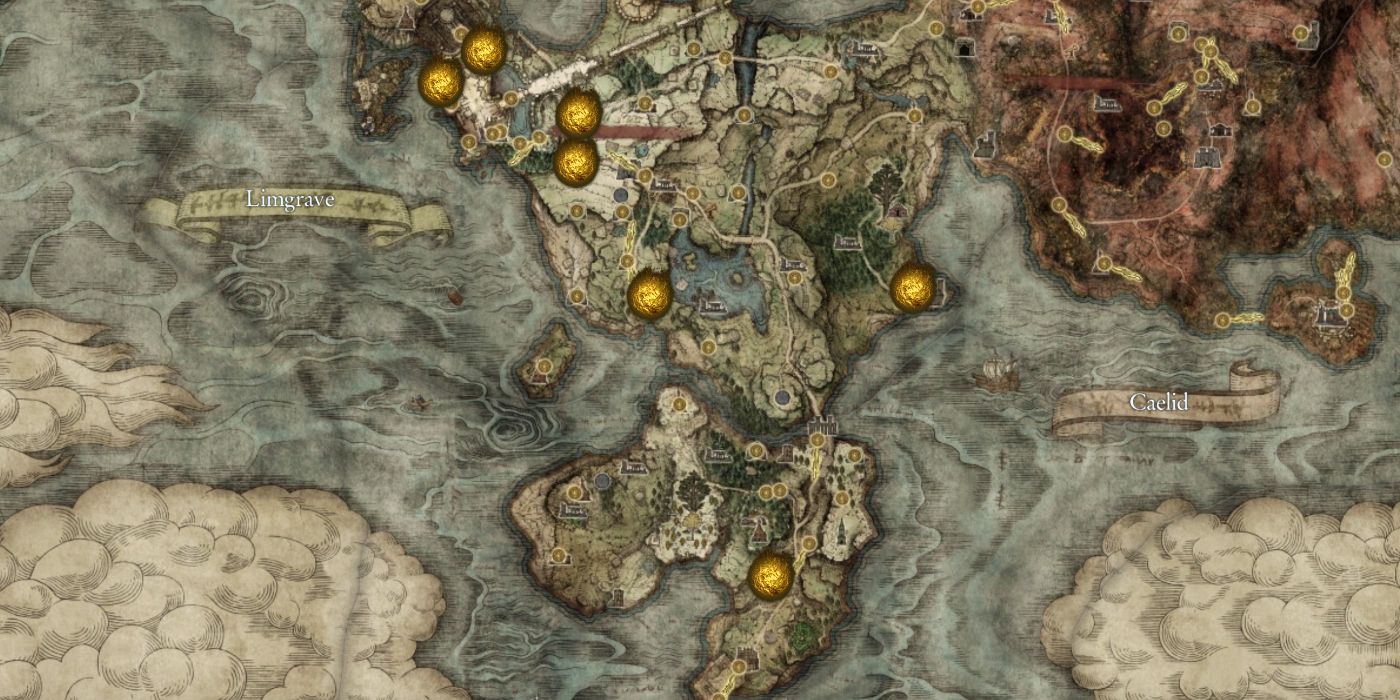 Elden Ring All Limgrave Golden Seed Locations 