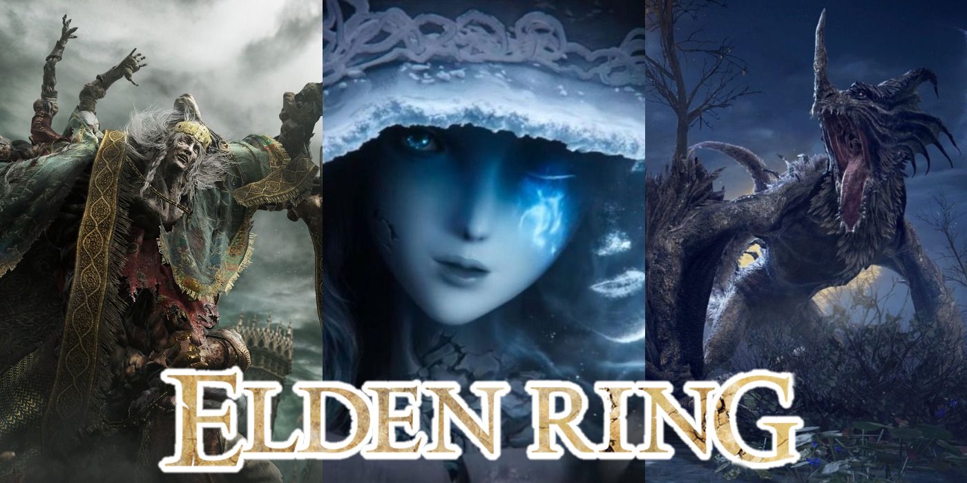 Bosses and characters in the video game Elden Ring.