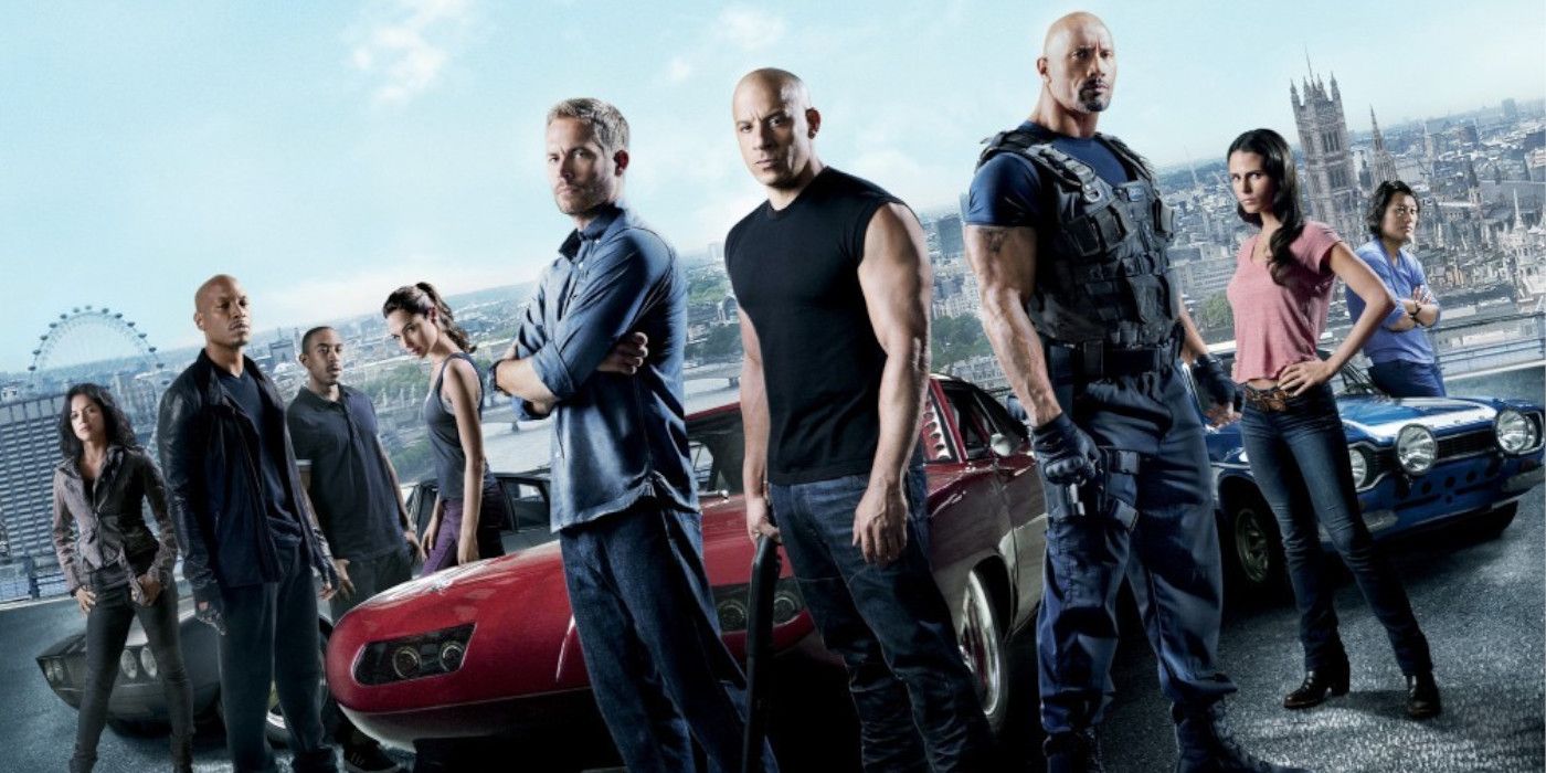 Entire fast and furious cast on the poster for Fast and Furious 6