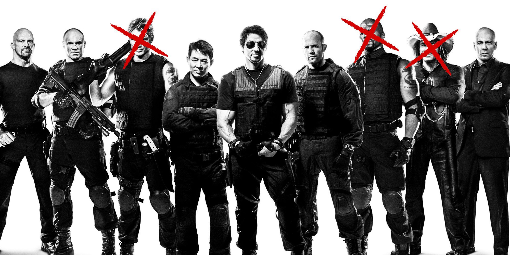 Every expendables character who was supposed to die and were spared terry crews mickey rourke dolph Lundgren