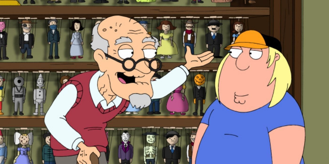 Franz Gutentag and another character in Family Guy