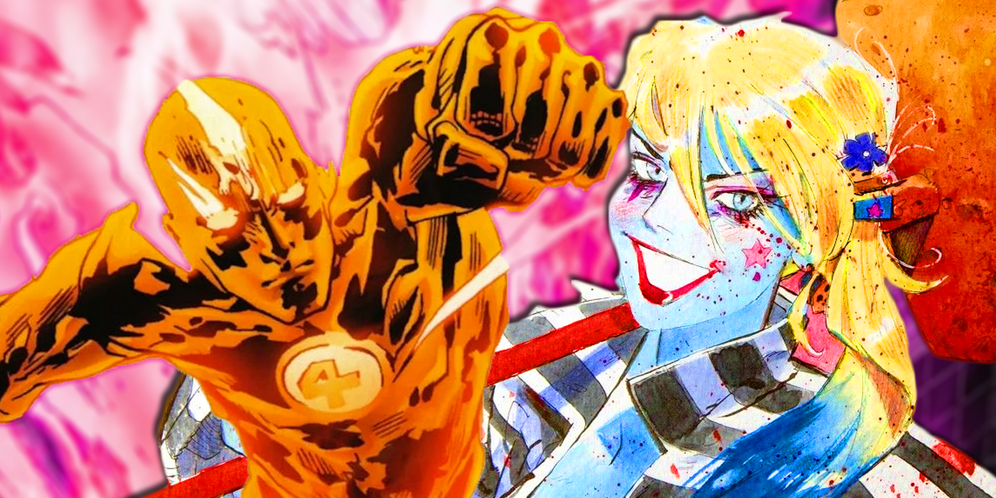 Fantastic Four&rsquo;s Human Torch and Harley Quinn from Suicide Squad: Blaze.