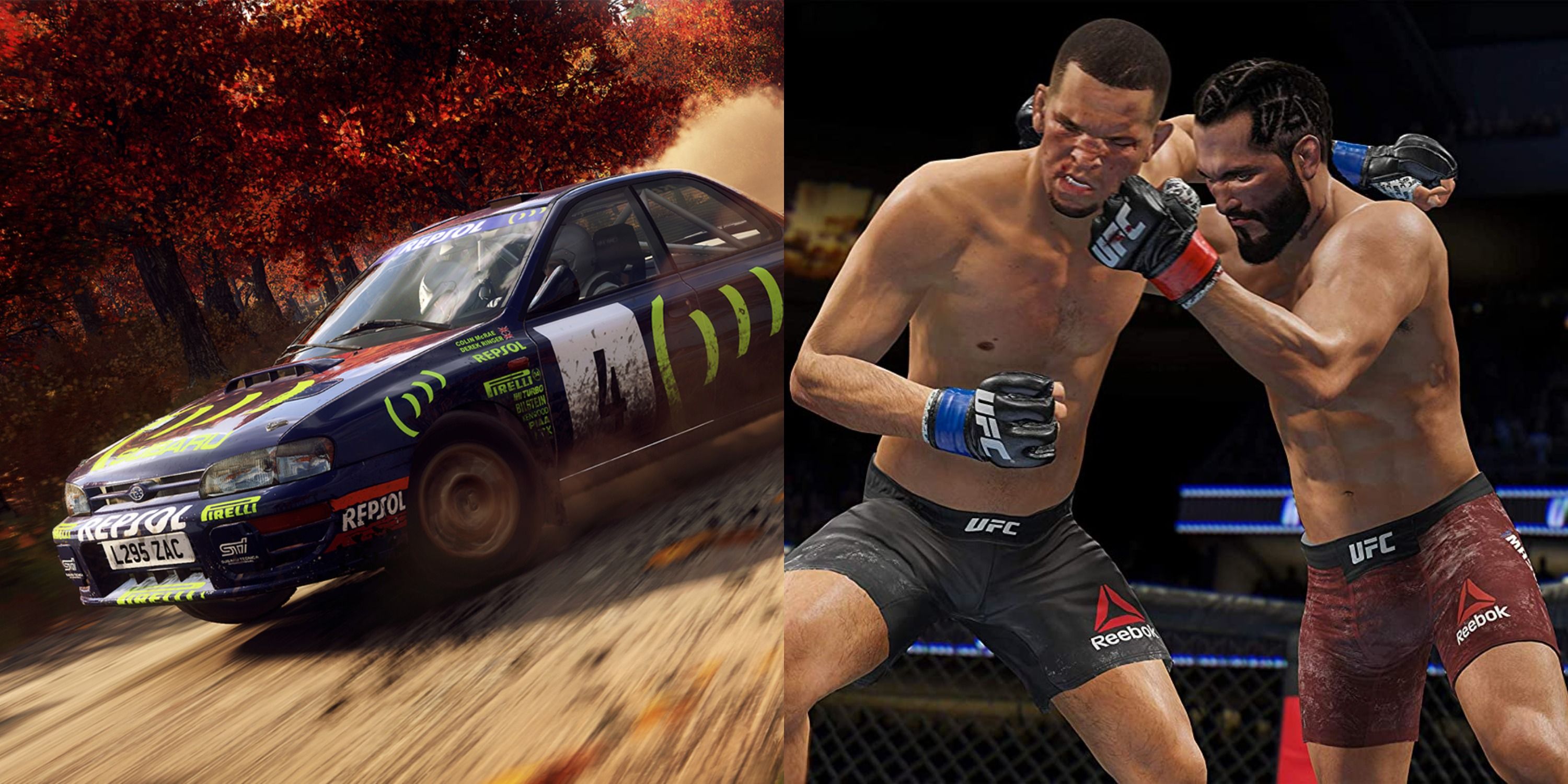 Featured image of Dirt Rally 2 gameplay and UFC 4 gameplay