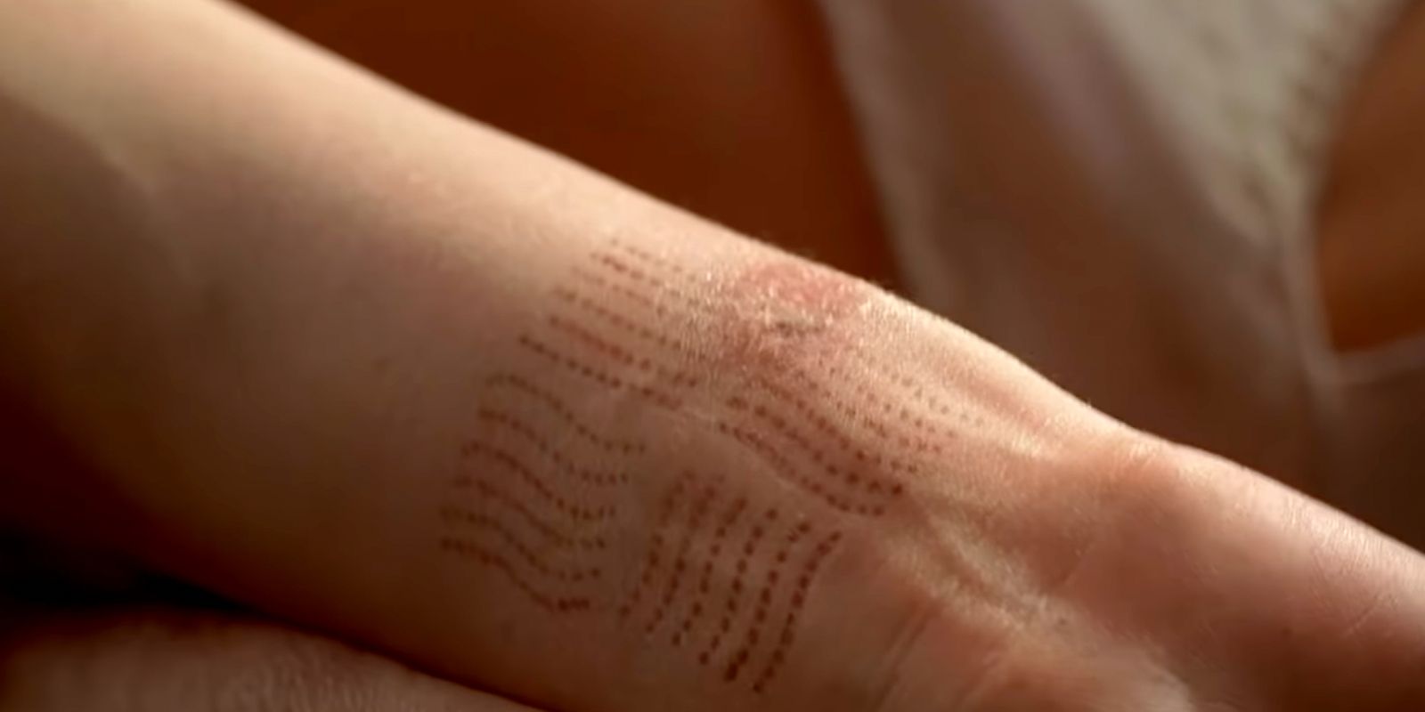 Leeloo's tattoo in The Fifth Element
