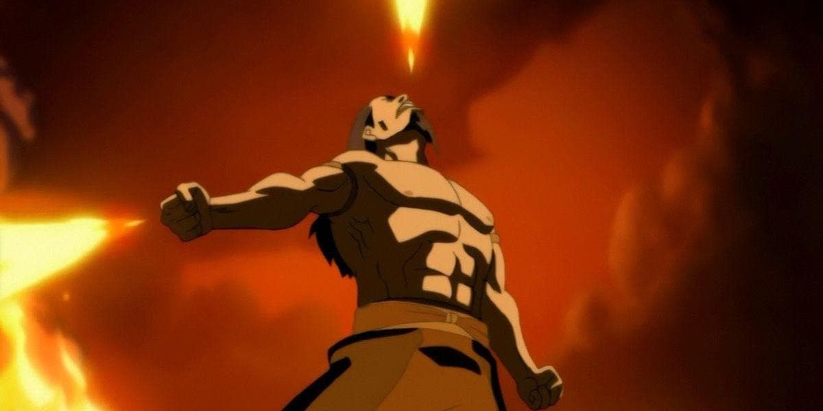 Fire Lord Ozai unleashes his firebending abilities in Avatar the Last Airbender