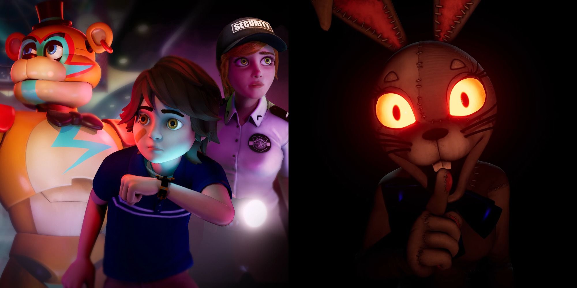 All Five Nights At Freddy's (FNAF): Security Breach Characters in