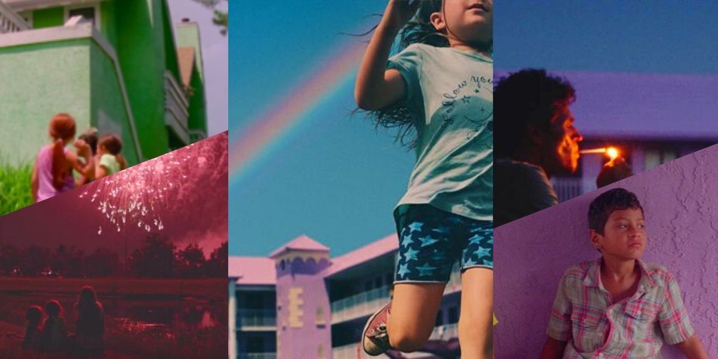 Collage Of Colorful Scenes in The Florida Project