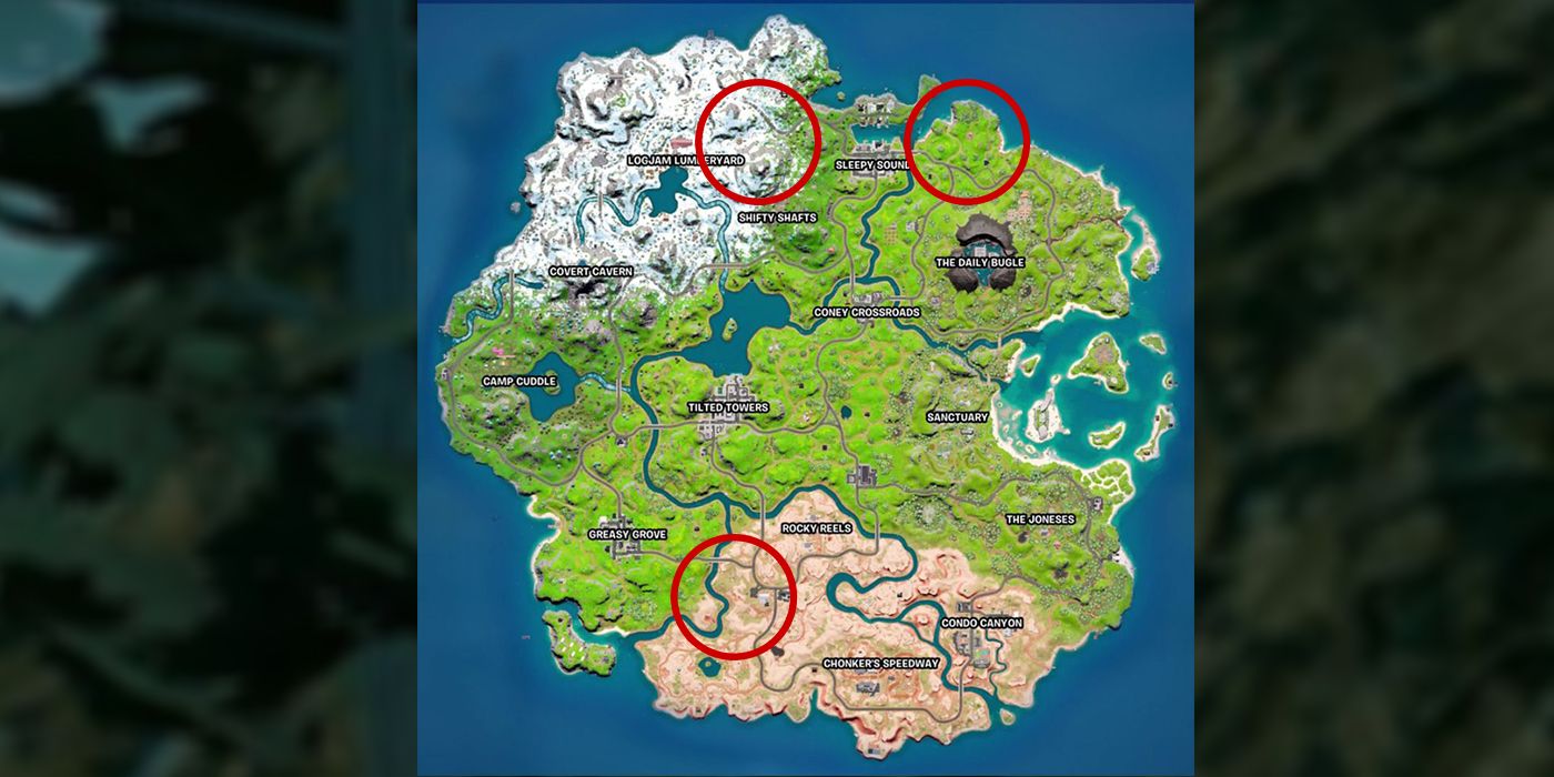 Fortnite Chapter 3 IO Equipment Locations Guide Map Area