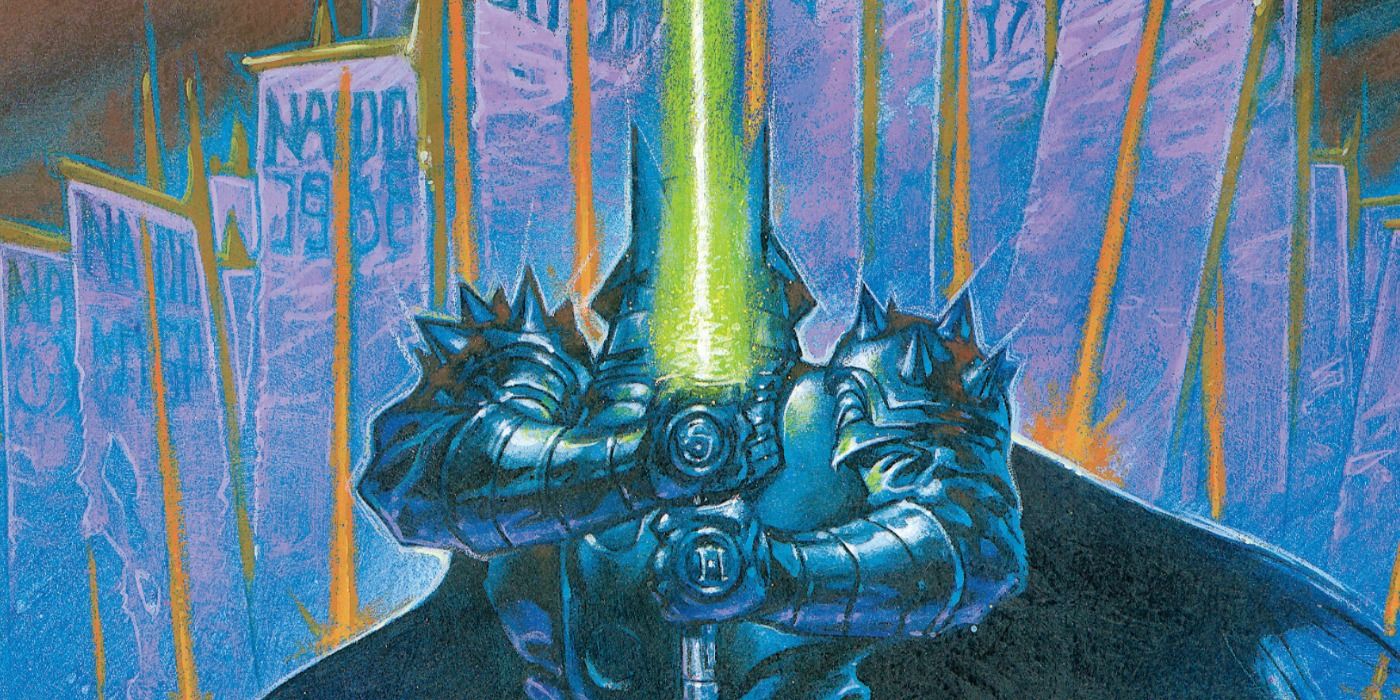 Freedon Nadd ignites his lightsaber in Star Wars comics.