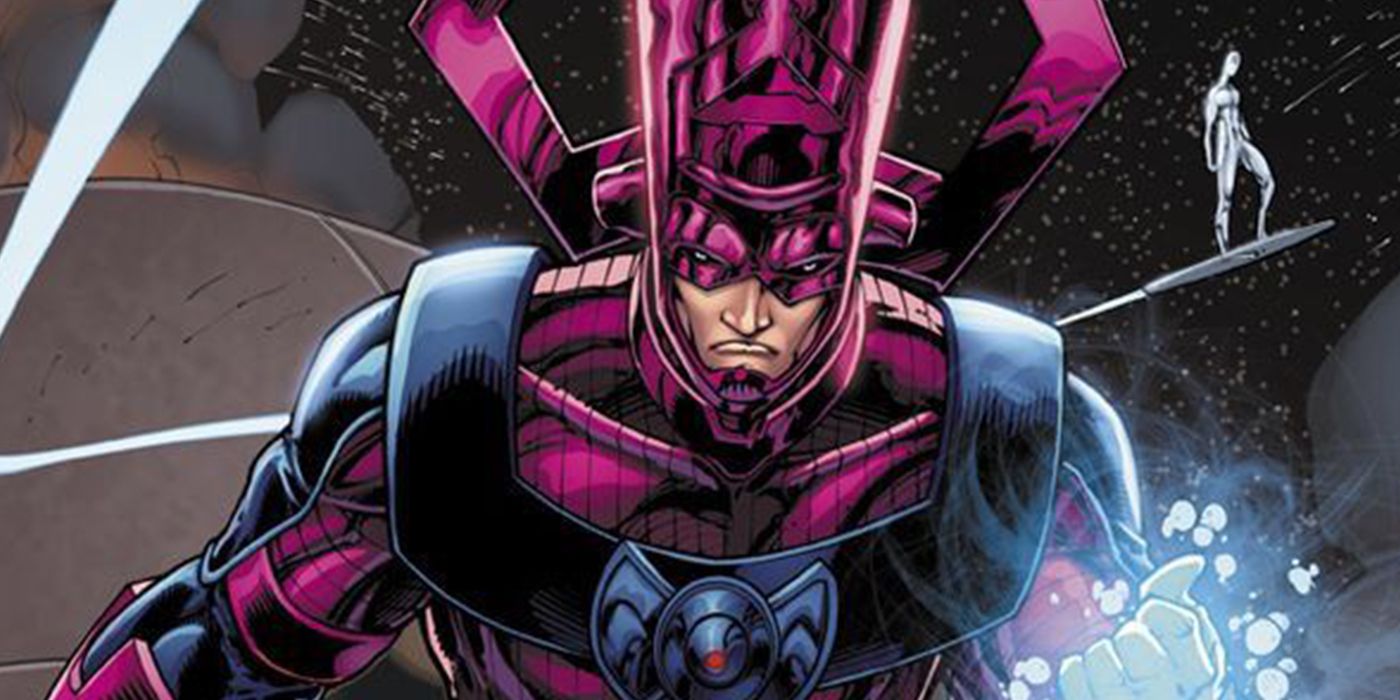 Galactus in his most famous form in Marvel Comics