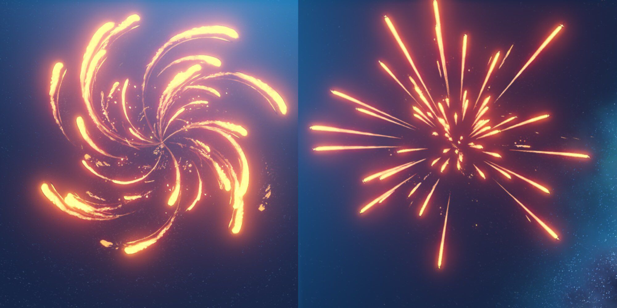 Genshin Impact Lantern Rite All Fireworks Designs