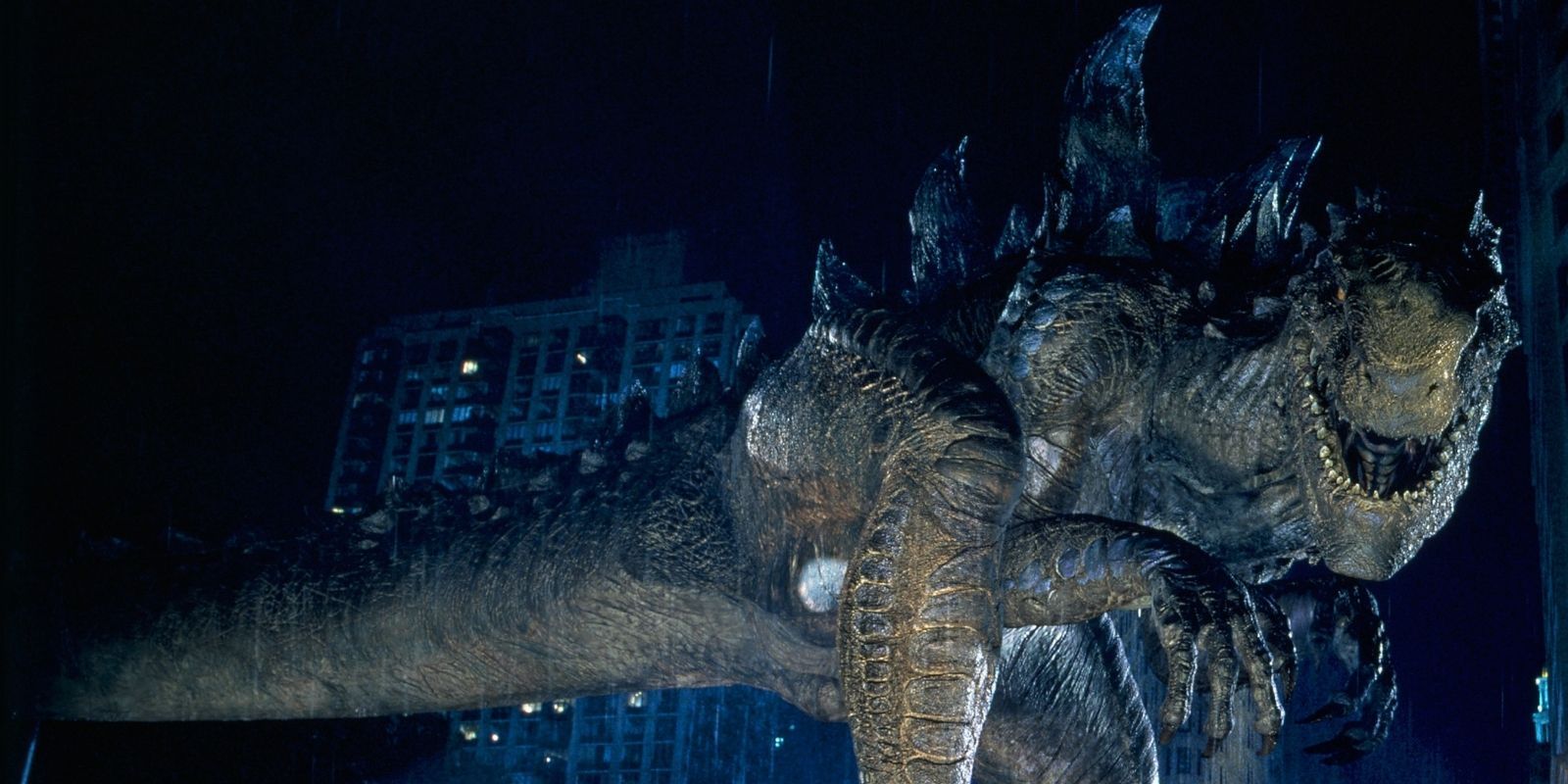 Godzilla 1998 terrorizing New York