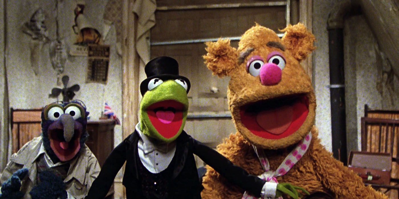 Gonzo, Kermit e Fozzie em The Great Muppet Caper