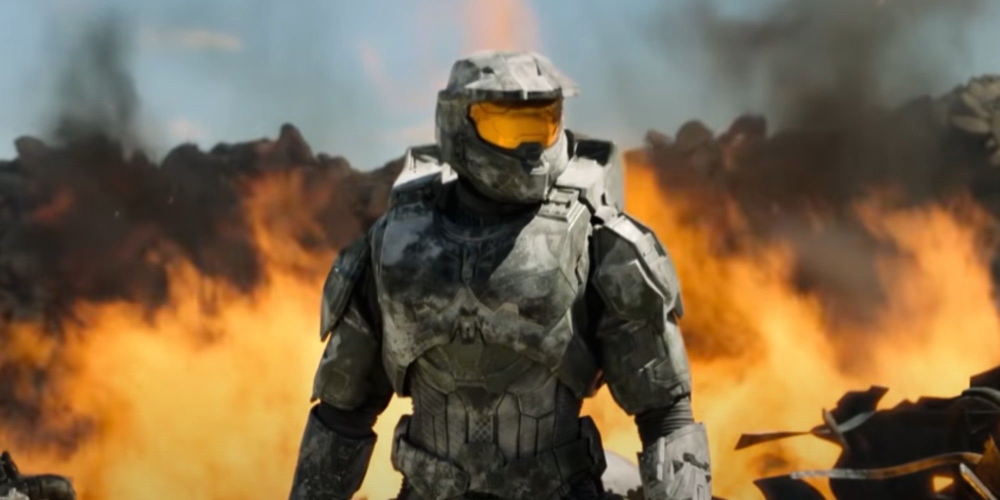 Halo TV Show Pablo Schreiber as John 117 Battle Aftermath