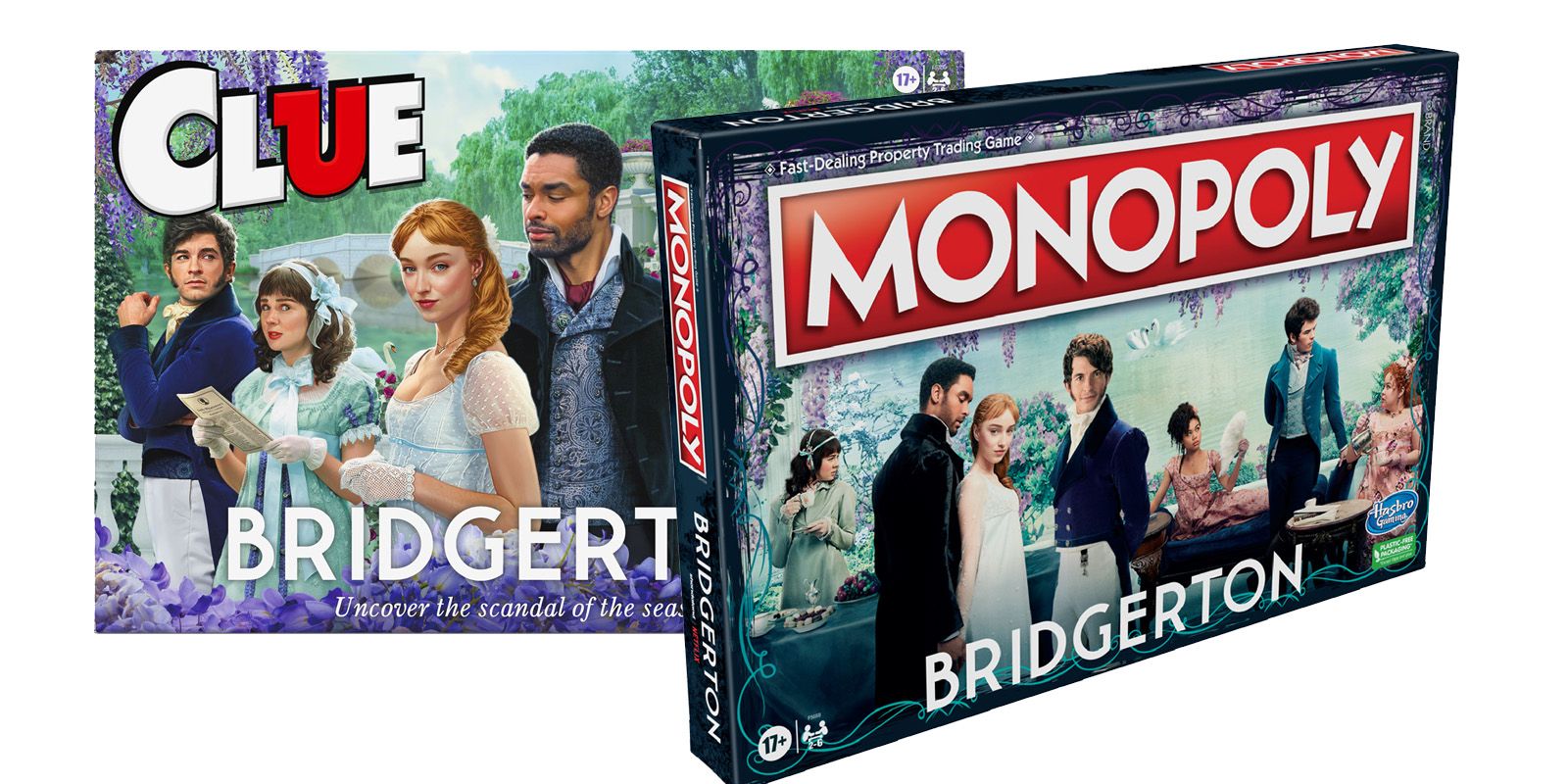 Hasbro BRIDGERTON CLUE and MONOPOLY board games