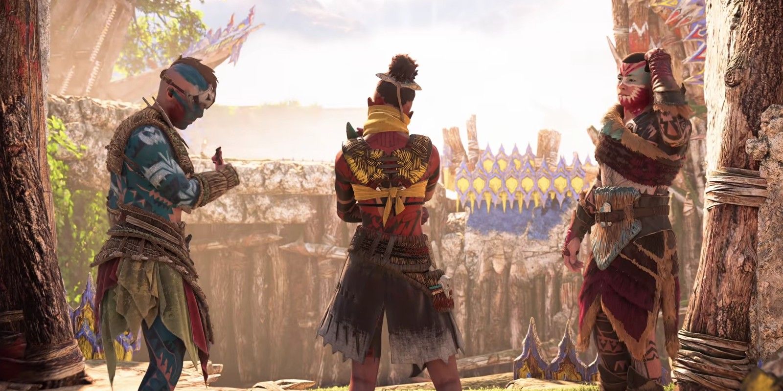 All returning and new tribes in Horizon Forbidden West, including Tenakth, Oseram, Carja, Utaru, and Nora.