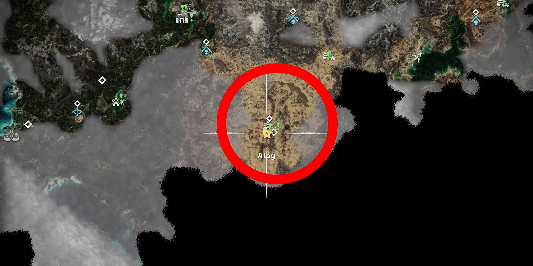 Horizon Forbidden West Horned Lizard Map Location