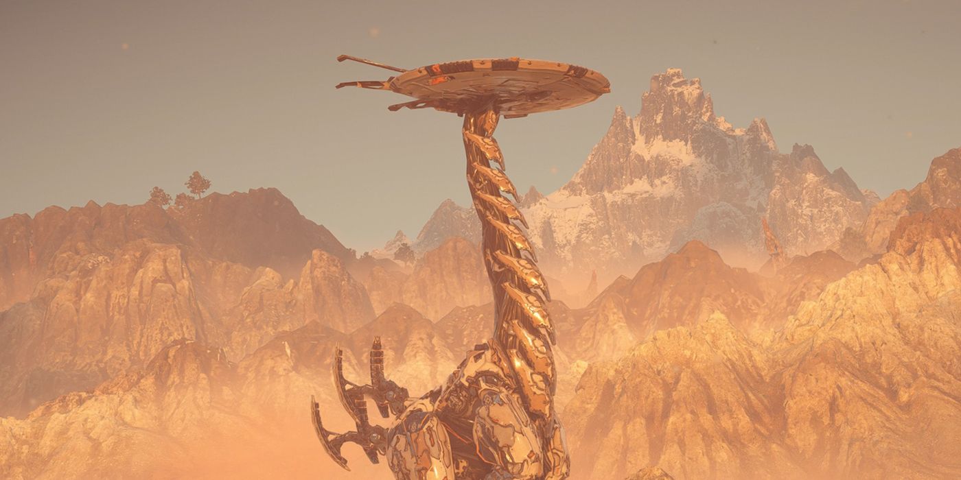 Horizon Forbidden West How To Override The Tallneck in Shining Wastes