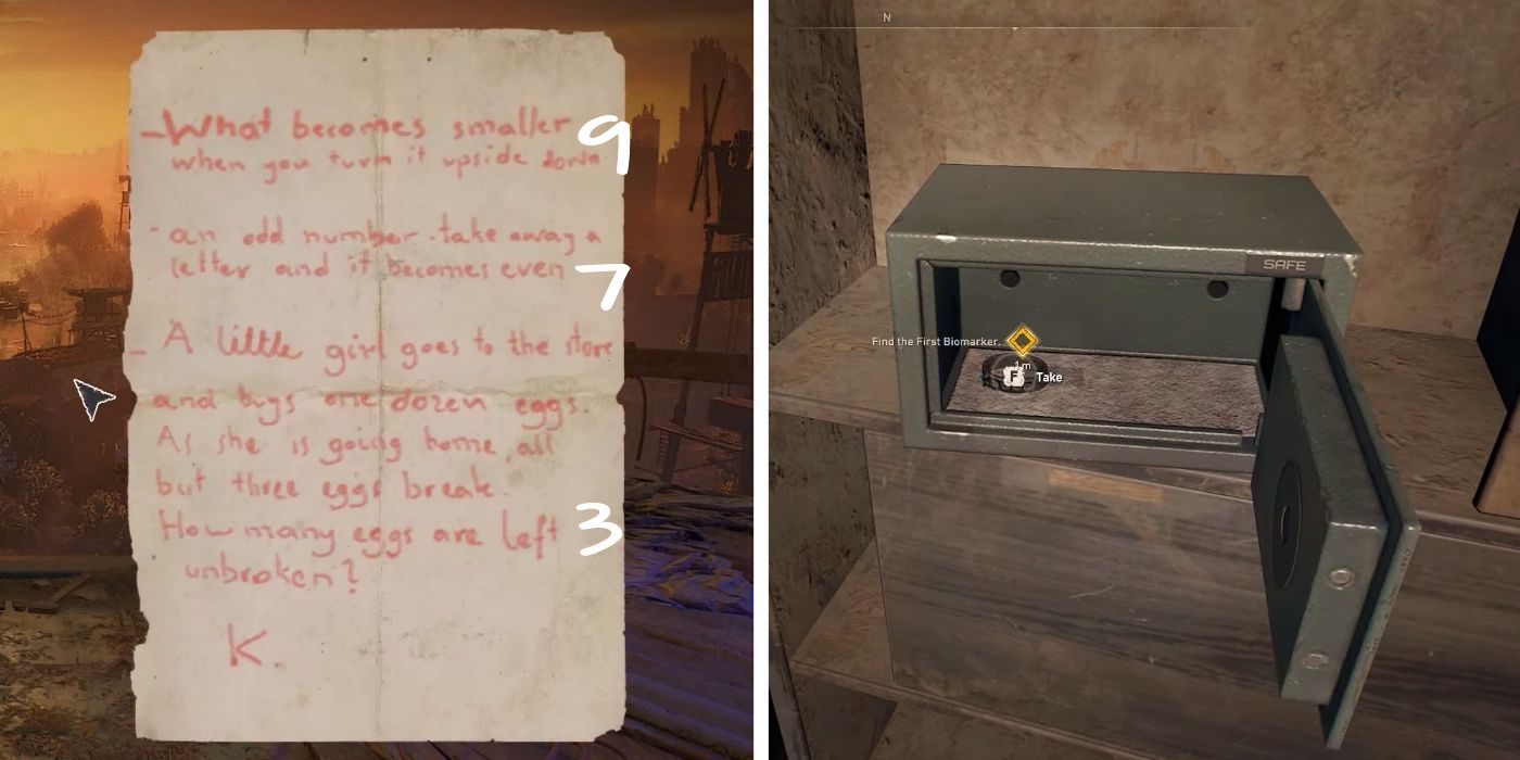 Dying Light 2 "The First Biomarker" Hospital Safe Solution