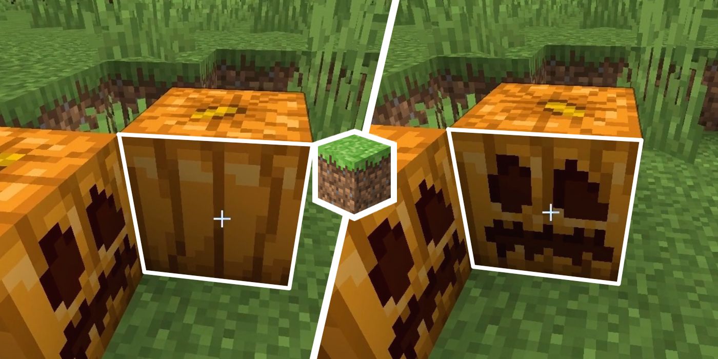 How to Carve Minecraft Pumpkins