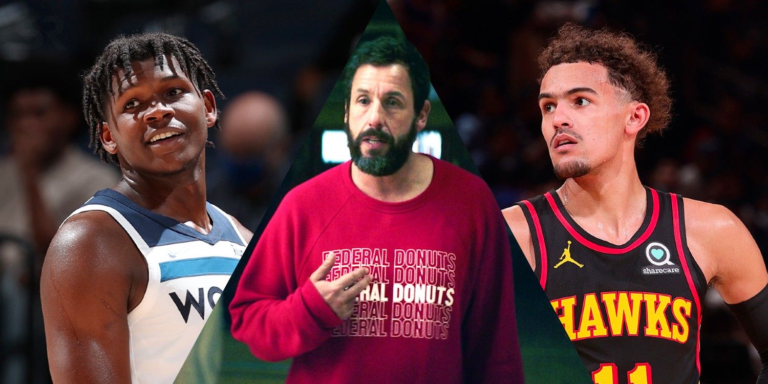 NBA players in 'Hustle' on Netflix: Juancho Hernangomez, Anthony Edwards,  Trae Young among athletes cast in new Adam Sandler movie