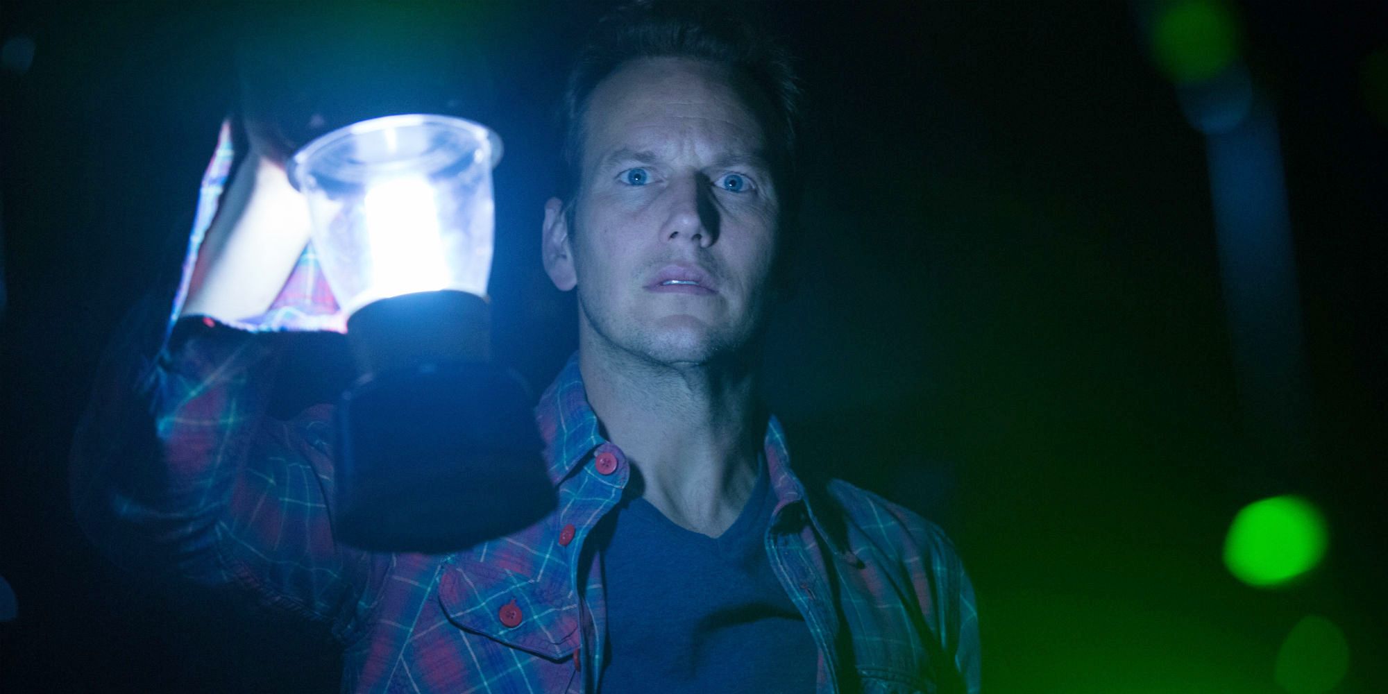 Patrick Wilson holding a light in Insidious 5