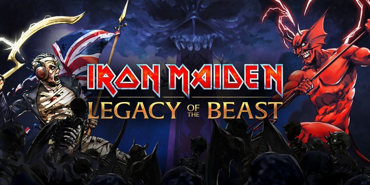 Header for the video game Iron Maiden Legacy Of The Beast