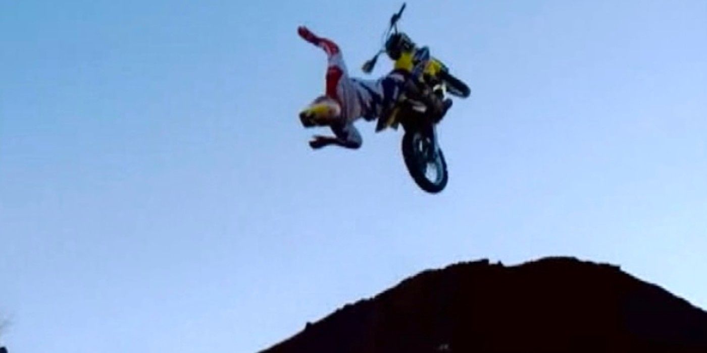 Knoxville flipping a bike in Jackass Presents Mat Hoffman's Tribute To Evel Knievel