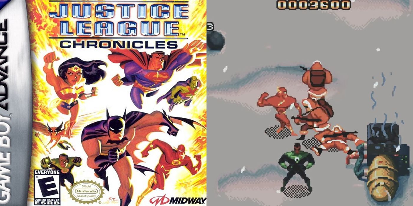 Justice League: Chronicles cover and screenshot.