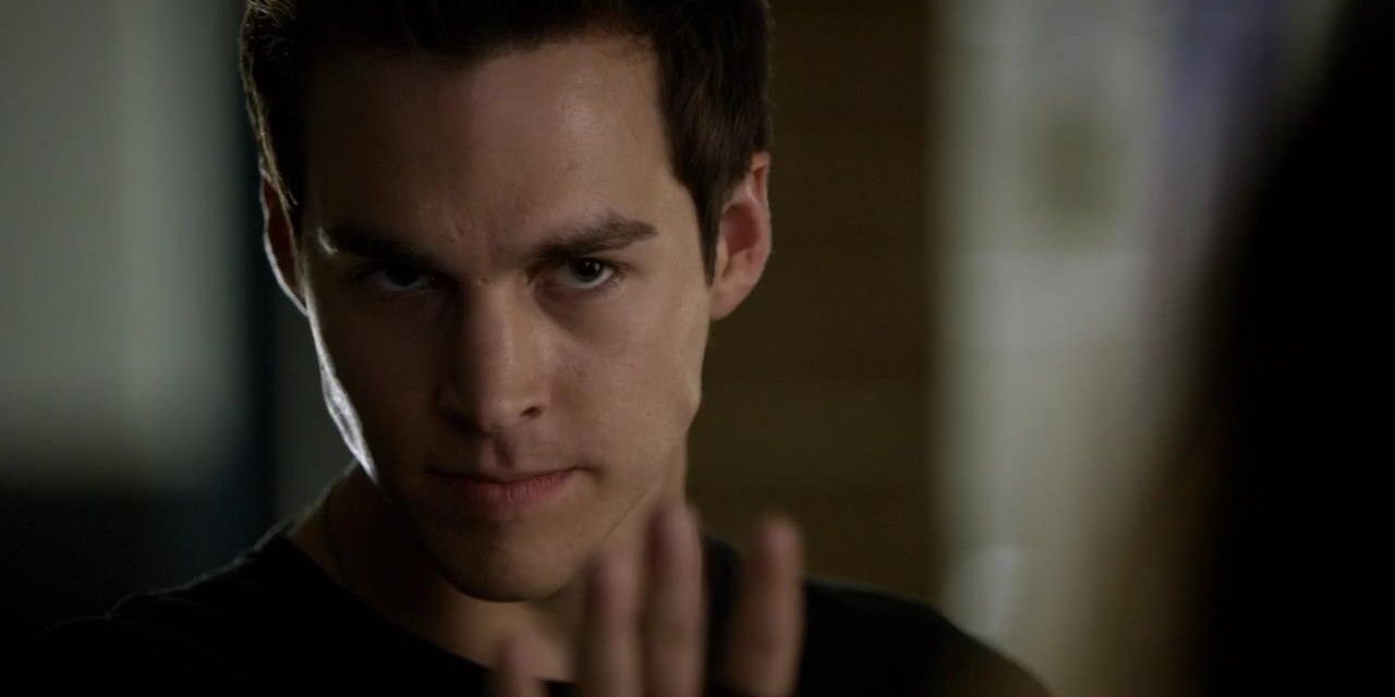 Kai Parker tries to use his magic in The Vampire Diaries 2