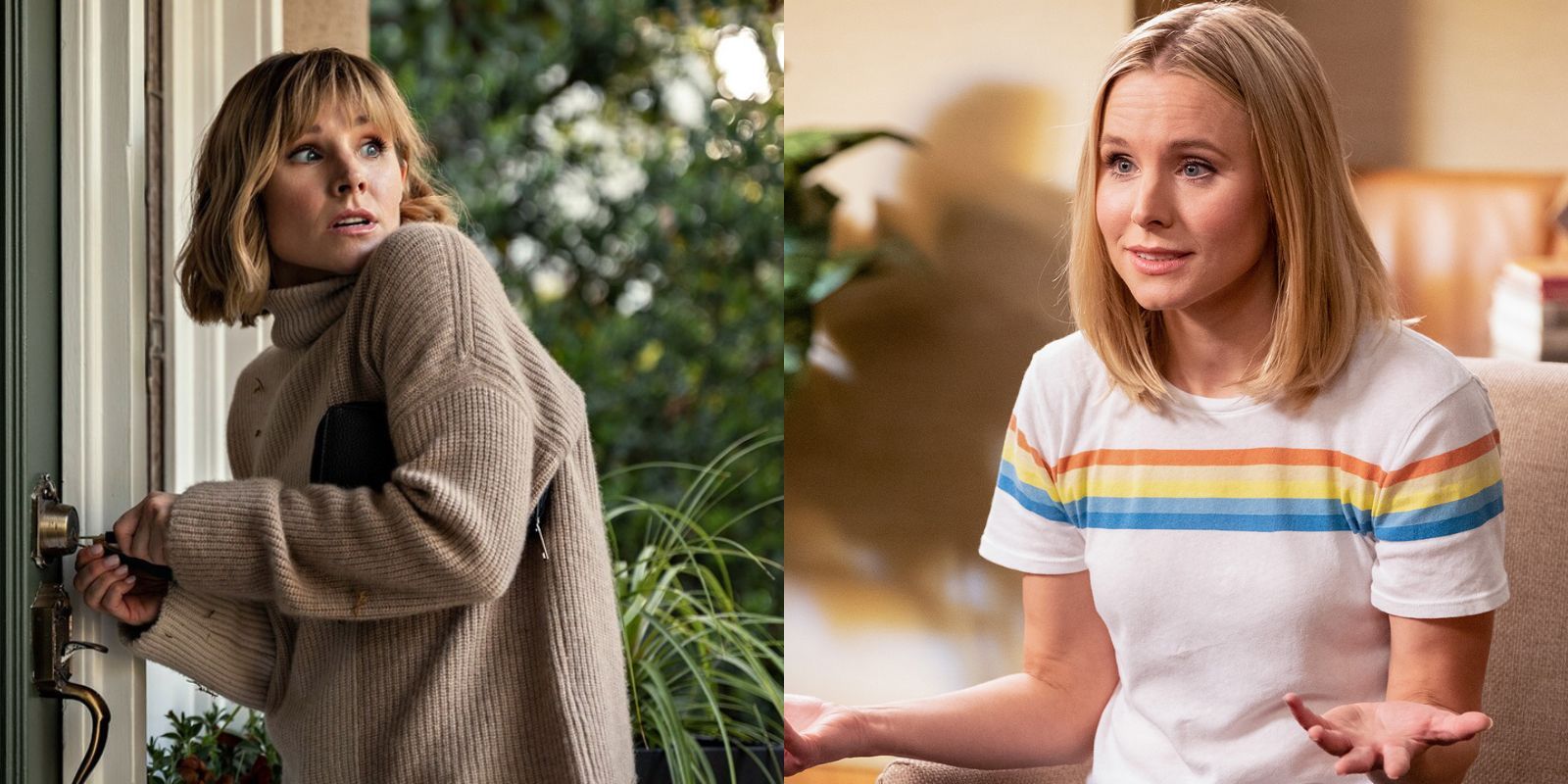 Kristen Bell Split Screen - The Women in the House and The Good Place