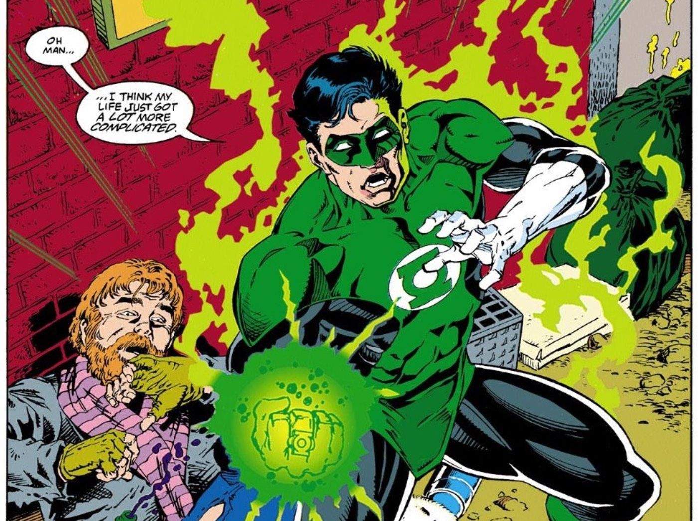 Kyle Rayner Becomes Green Lantern