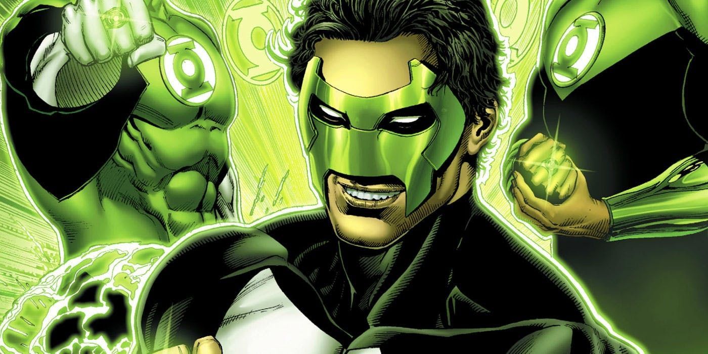 Kyle Rayner as the Green Lantern in DC
