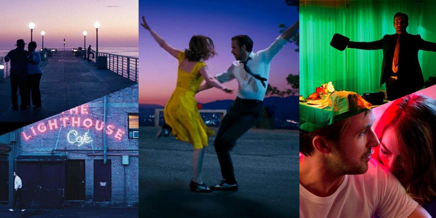 Collage Of Colorful Scenes in La La Land