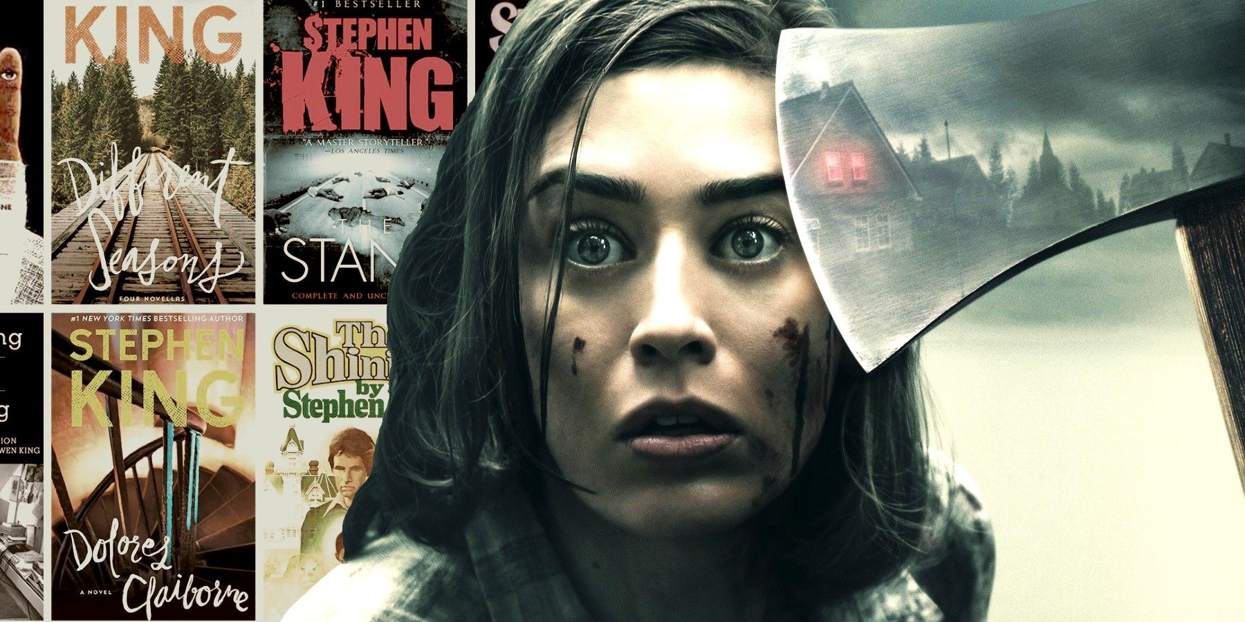 Lizzie Caplan in Castle Rock with Stephen King's novels