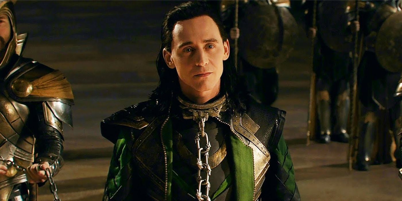 Loki in chains in Thor The Dark World