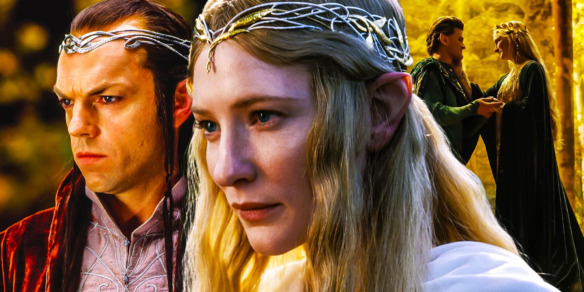 Lord of the rings Galadriel Elrond rings of power