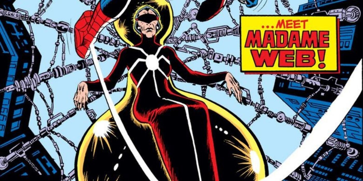 Madame Web in her first appearance in the comics