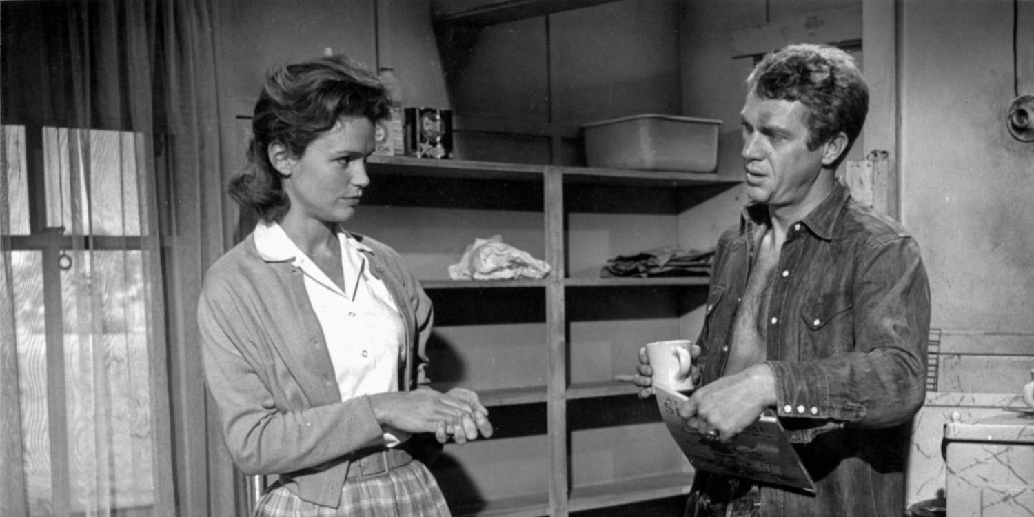 Steve McQueen and Lee Remick in Baby The Rain Must Fall