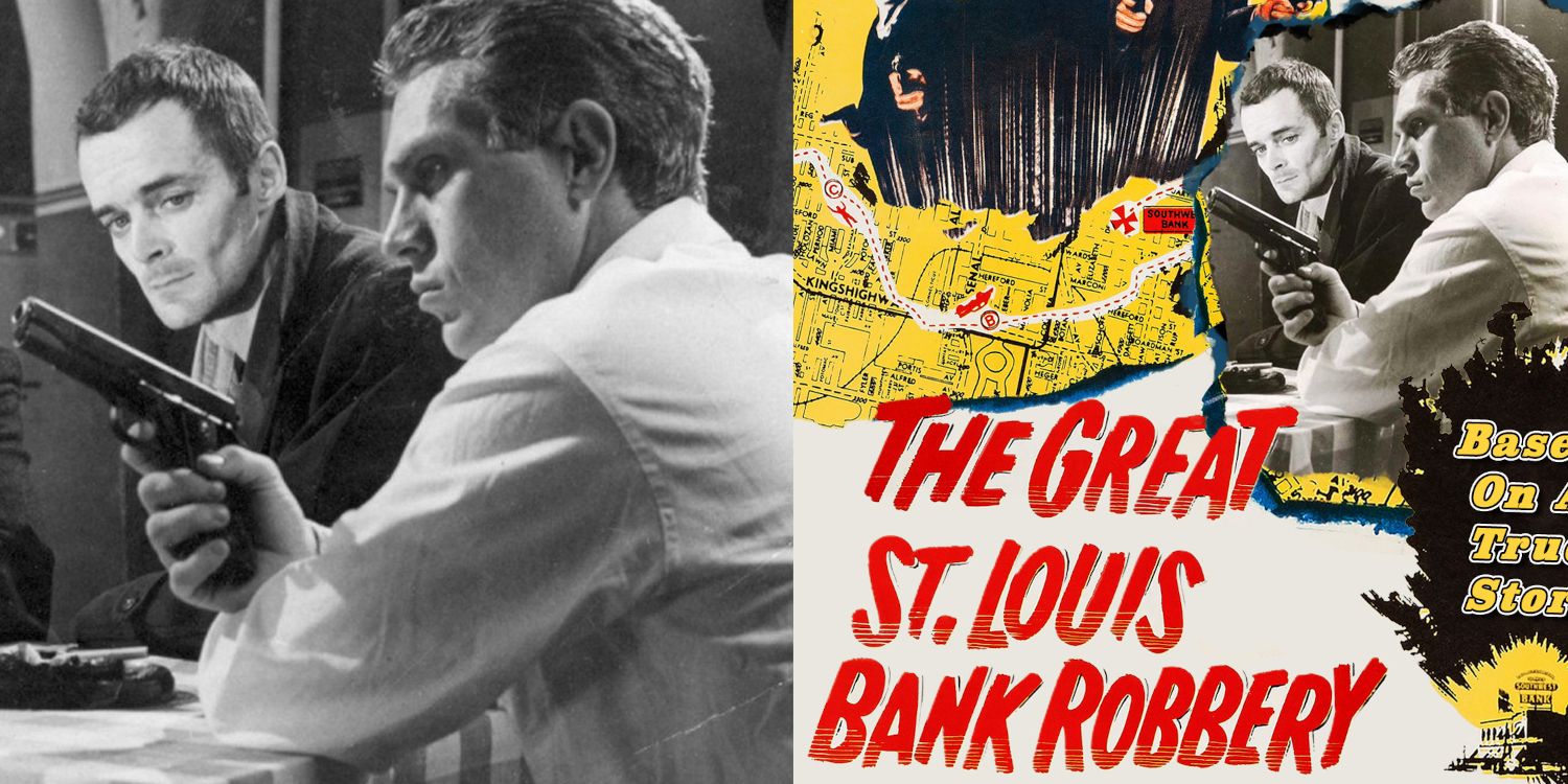 Steve McQueen in The Great St Louis Bank Robbery