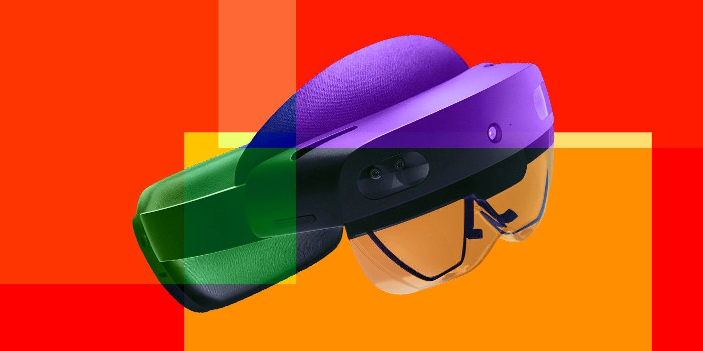 Microsoft HoloLens 2 headset.