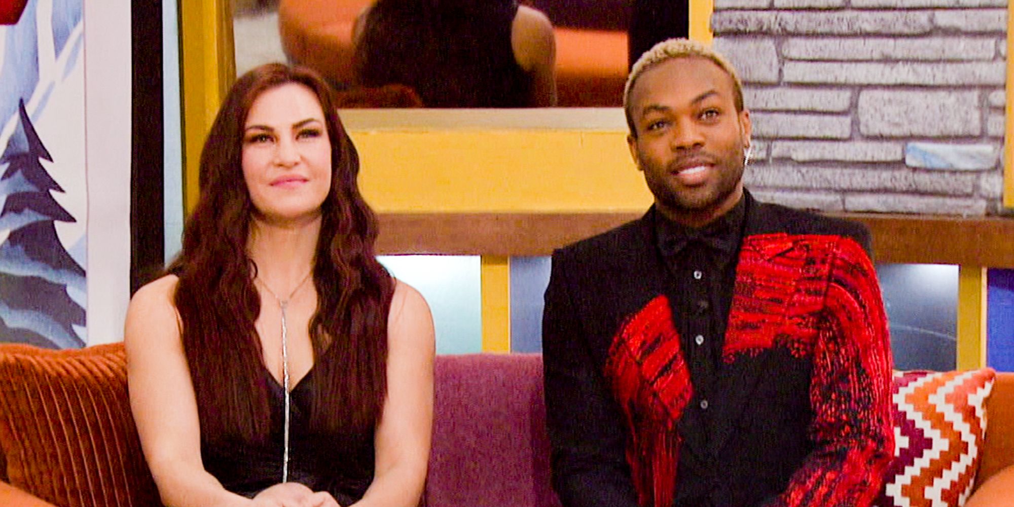 Miesha Tate and Todrick Hall on the Celebrity Big Brother 3 finale