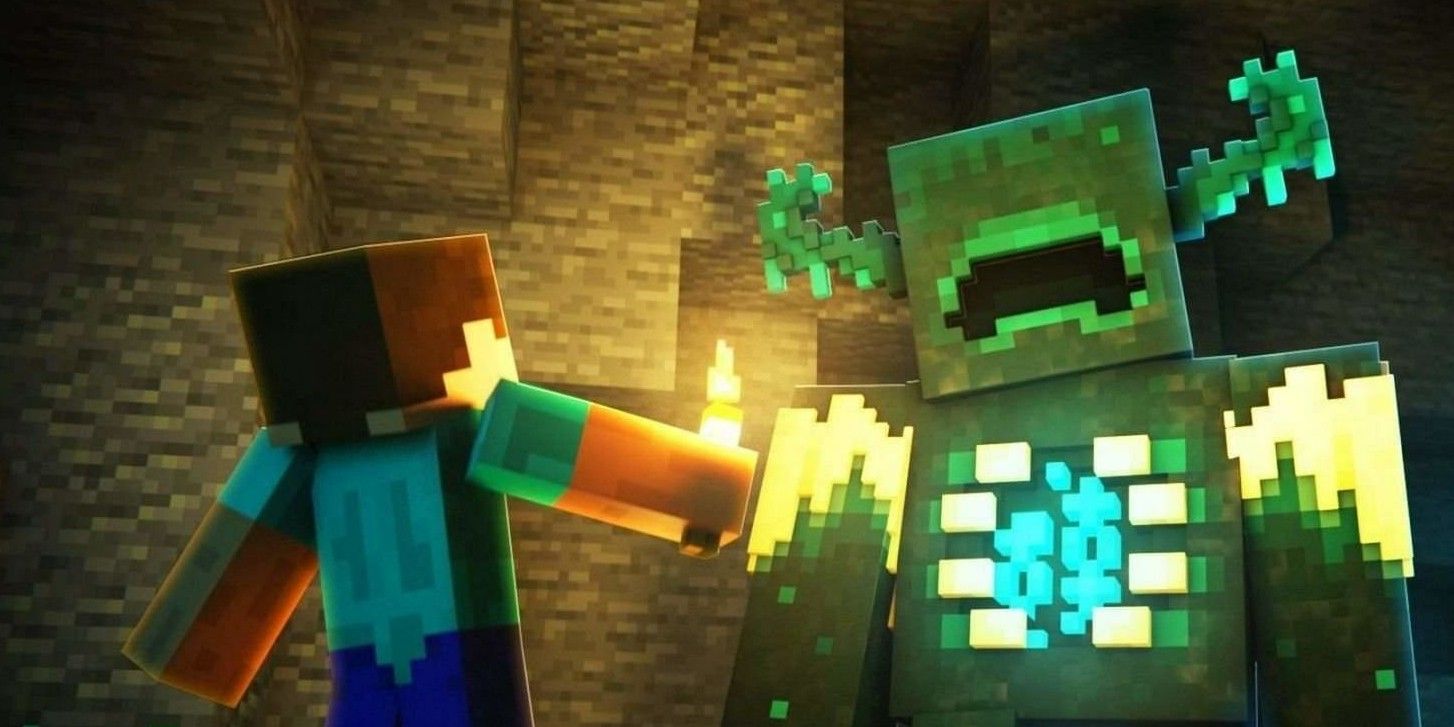 Minecraft Warden Survives Multiple End Crystal Blasts