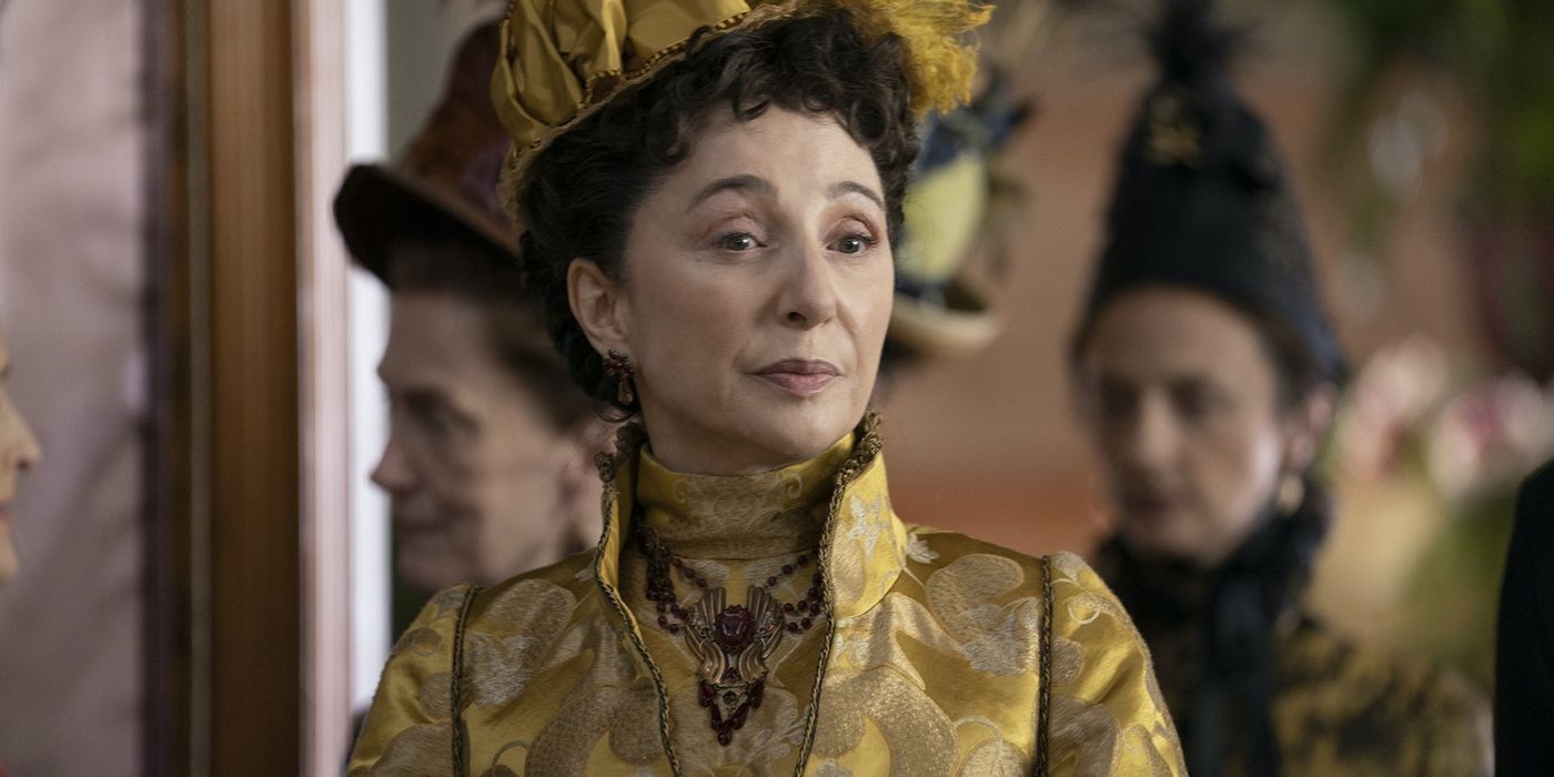 Mrs Astor looks disapprovingly in The Gilded Age